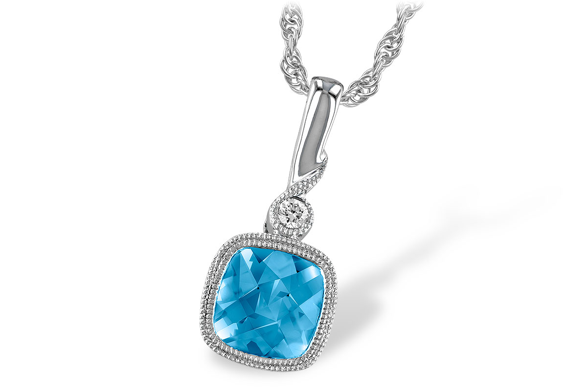 G195-70859: NECK 1.03 BLUE TOPAZ 1.05 TGW