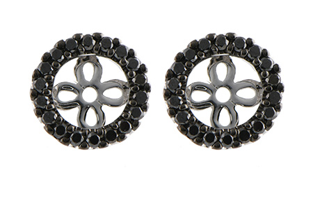 G197-47195: EARRING JACKETS .25 TW (FOR 0.75-1.00 CT TW STUDS)