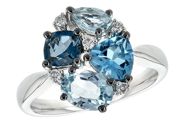 G198-38095: LDS RG 2.57 BLUE TOPAZ 2.65 TGW