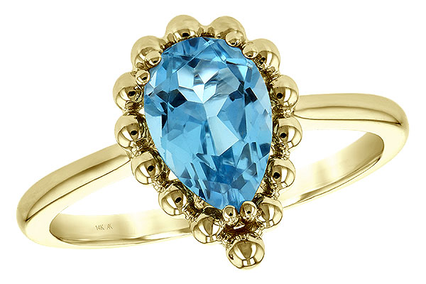 G198-40895: LDS RG BLUE TOPAZ 1.55 CT