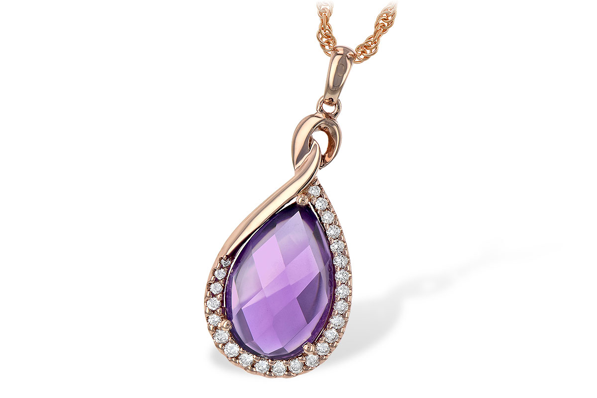 G198-45450: NECK 3.91 AMETHYST 4.10 TGW