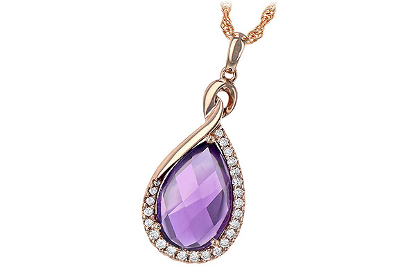 G198-45450: NECK 3.91 AMETHYST 4.10 TGW