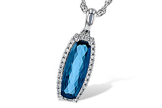 G199-35368: NECK 1.58 LONDON BLUE TOPAZ 1.70 TGW