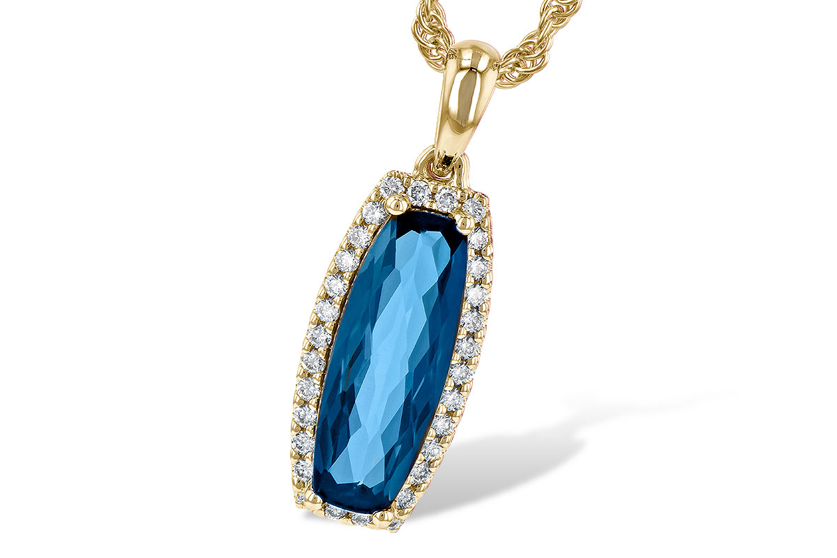 G199-35368: NECK 1.58 LONDON BLUE TOPAZ 1.70 TGW