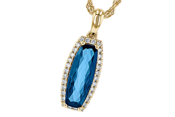 G199-35368: NECK 1.58 LONDON BLUE TOPAZ 1.70 TGW