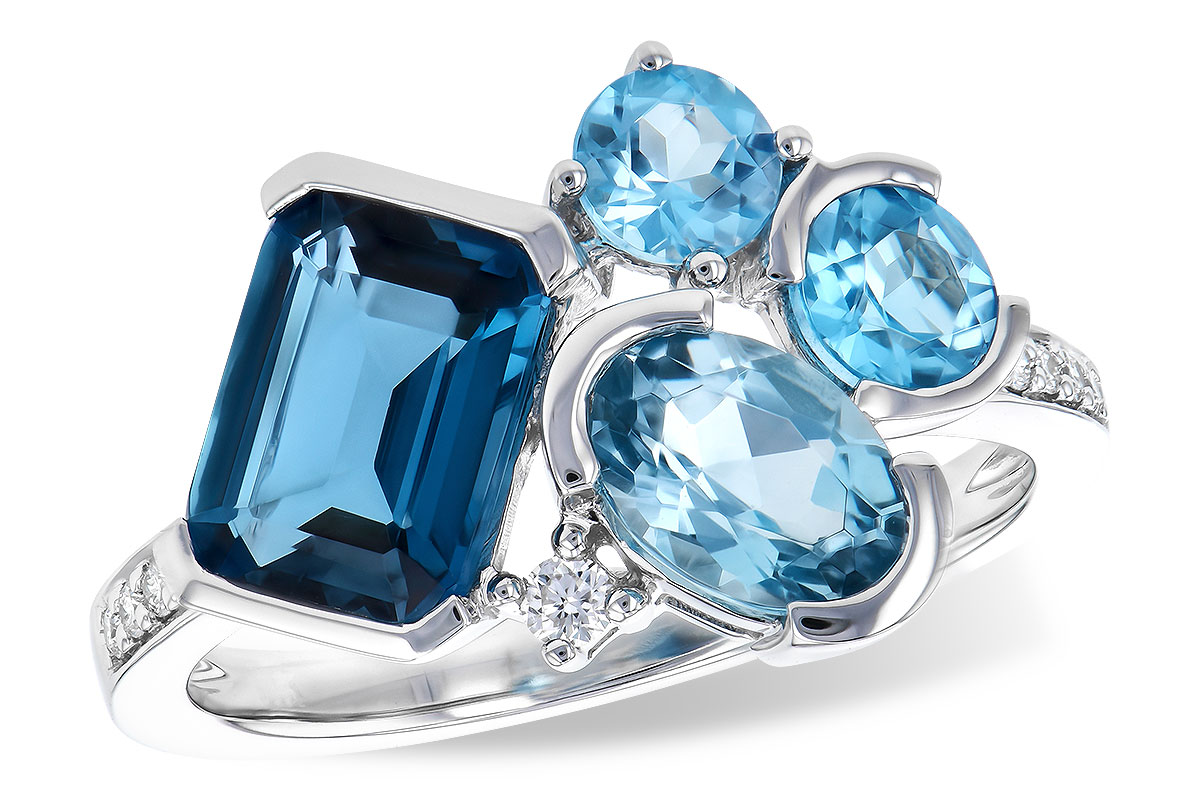 G282-07223: LDS RG 3.08 BLUE TOPAZ TW 3.15 TGW