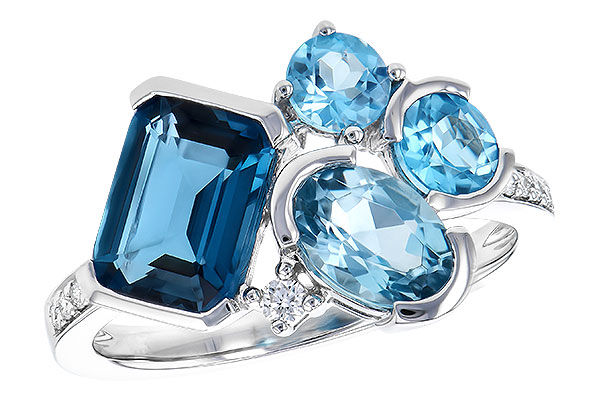 G282-07223: LDS RG 3.08 BLUE TOPAZ TW 3.15 TGW