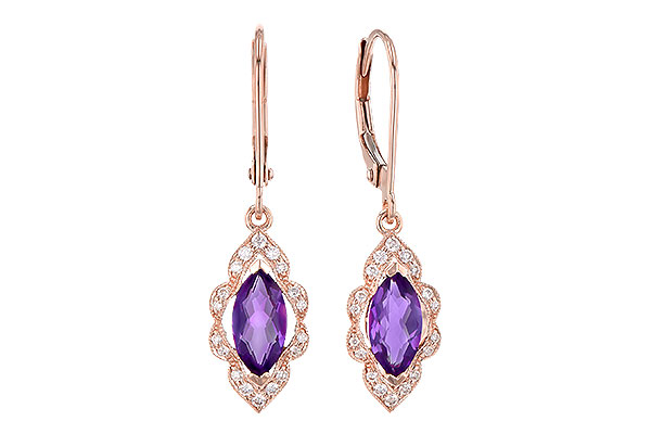 G282-09004: EARR .92 TW AMETHYST 1.07 TGW