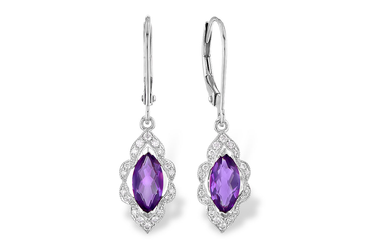 G282-09004: EARR .92 TW AMETHYST 1.07 TGW