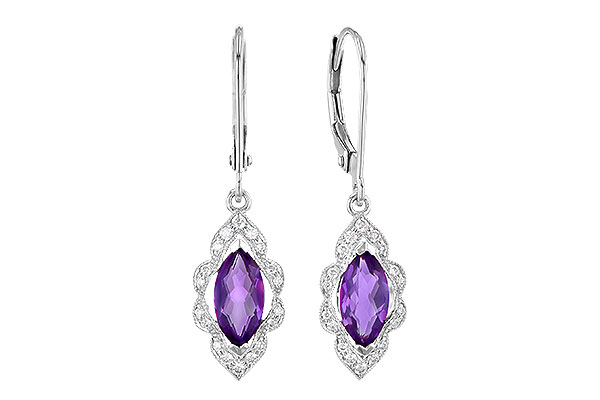 G282-09004: EARR .92 TW AMETHYST 1.07 TGW