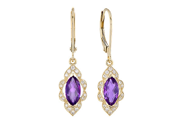 G282-09004: EARR .92 TW AMETHYST 1.07 TGW