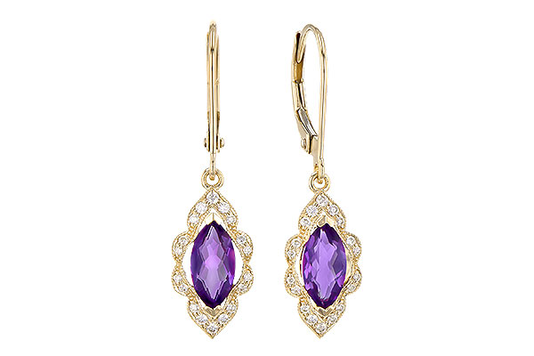 G282-09004: EARR .92 TW AMETHYST 1.07 TGW