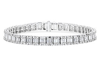 G282-93604: BRACELET 2.72 TW BAGUETTES 4.10 TW