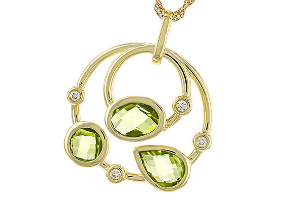 G283-82650: NECKLACE 2.20 PERIDOT 2.26 TGW