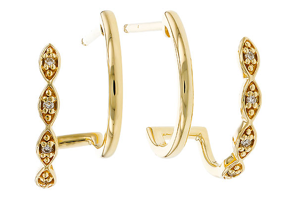 G283-86286: EARRINGS .03 TW