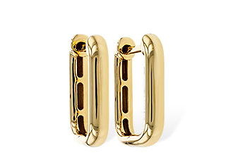 G283-89086: GOLD EARRINGS (15MM)