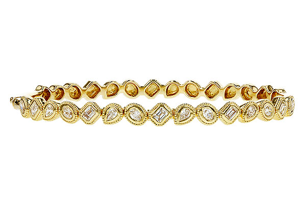 G283-89986: BANGLE 1.00 TW FANCY CUT DIAS