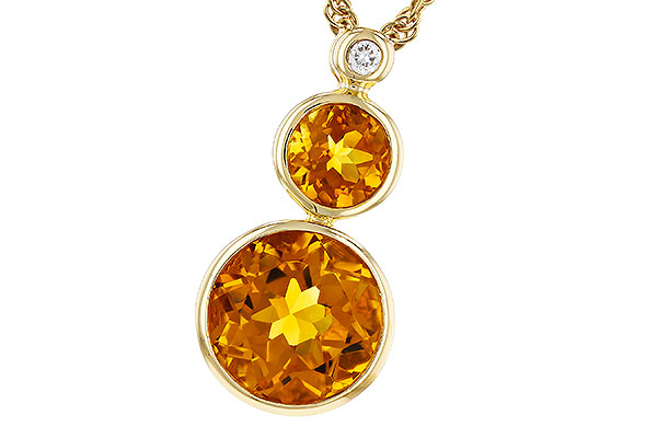 G284-73577: NECK 2.03 CITRINE 2.05 TGW (5MM / 8MM CIT)