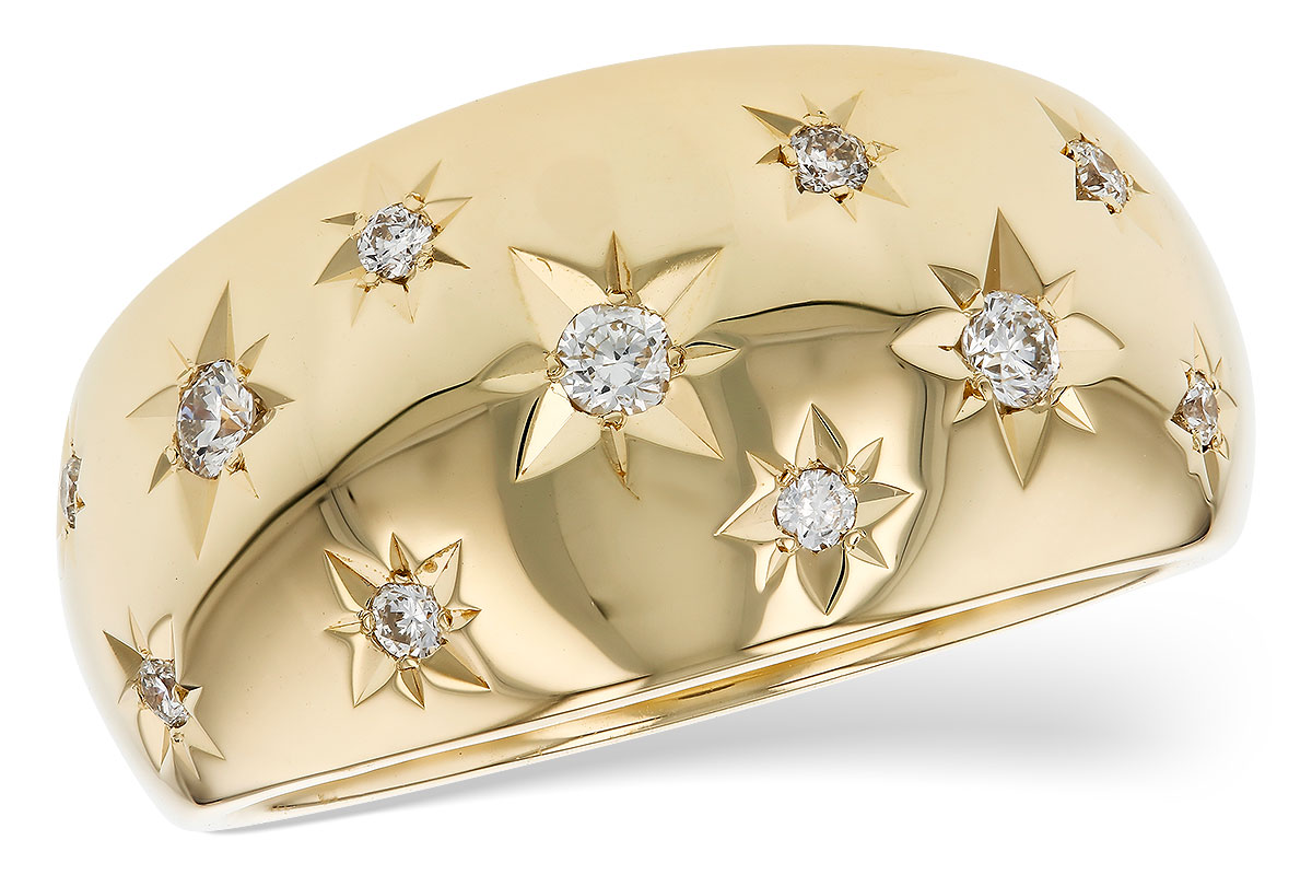 G284-73604: LDS DIA WEDDING RING .18 TW
