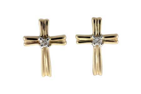 H009-35404: EARRINGS .03 TW