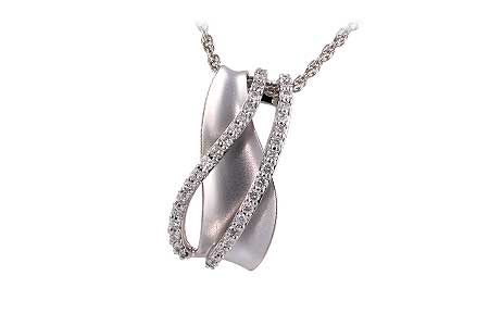 H192-95404: NECKLACE .28 TW