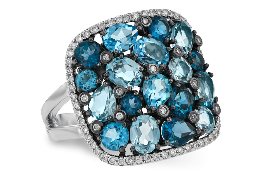 H196-59941: LDS RG 3.67 BLUE TOPAZ 3.94 TGW