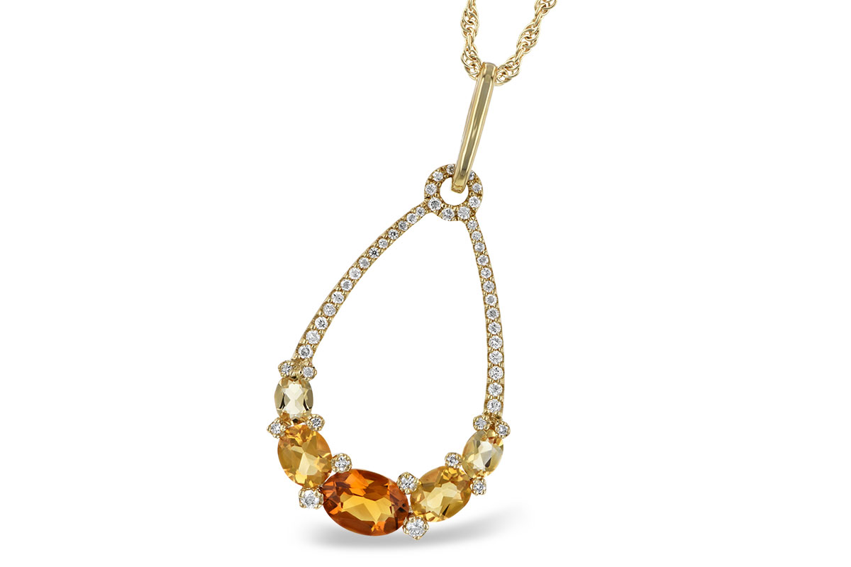 H197-49977: NECK 1.29 CITRINE 1.49 TGW