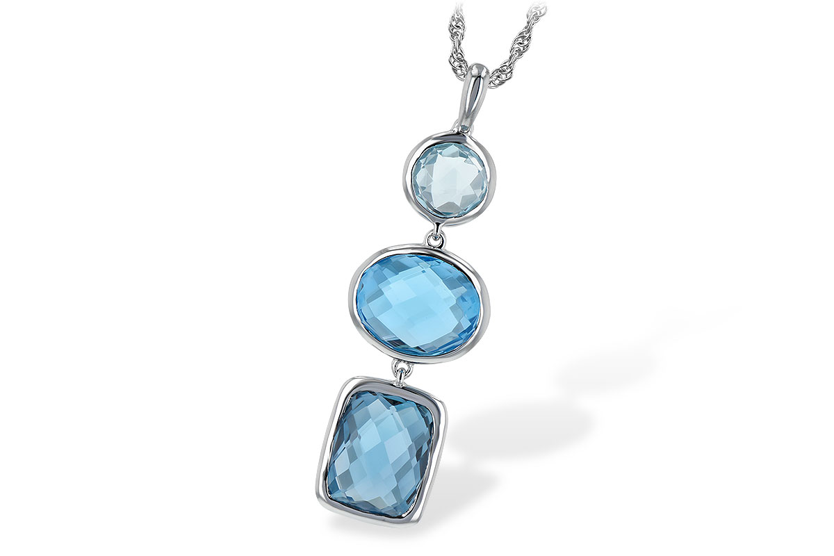 H198-38150: NECK 7.85 BLUE TOPAZ TW