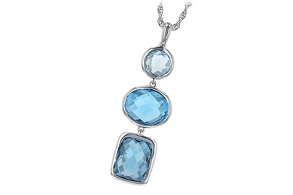 H198-38150: NECK 7.85 BLUE TOPAZ TW