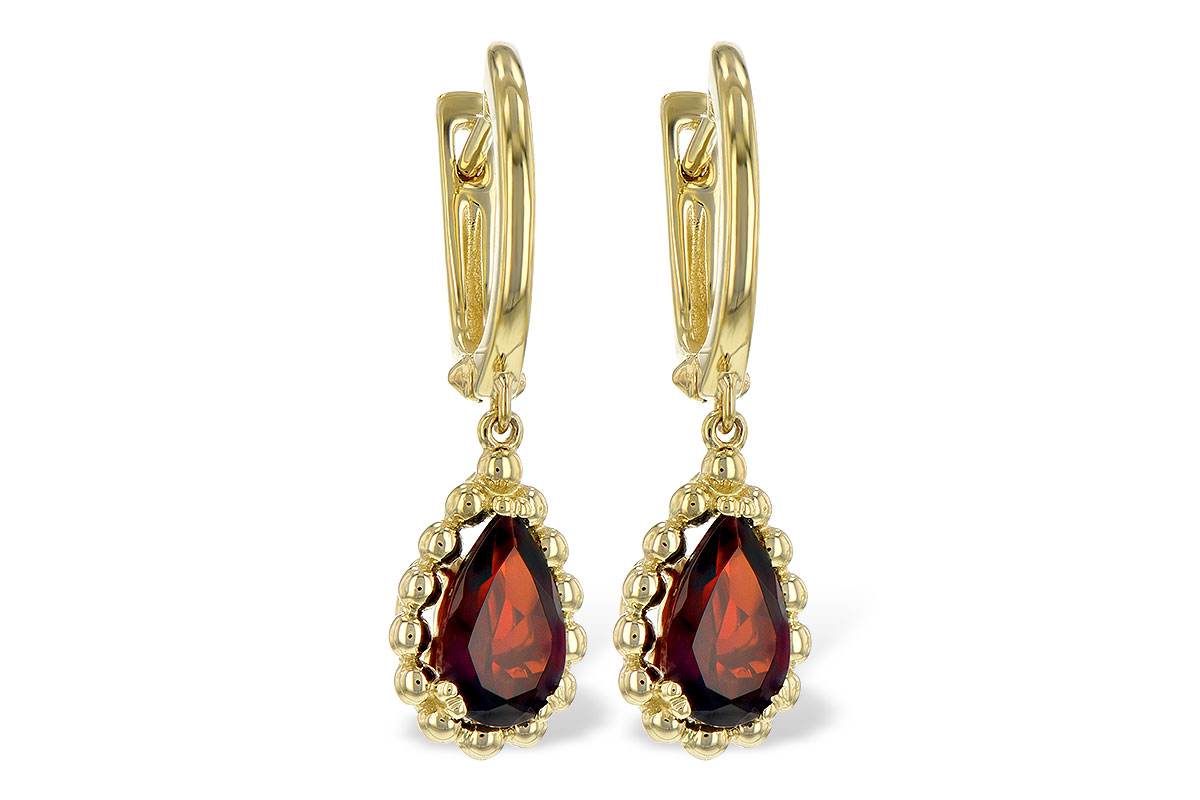 H198-40895: EARR 1.82 GARNET TW