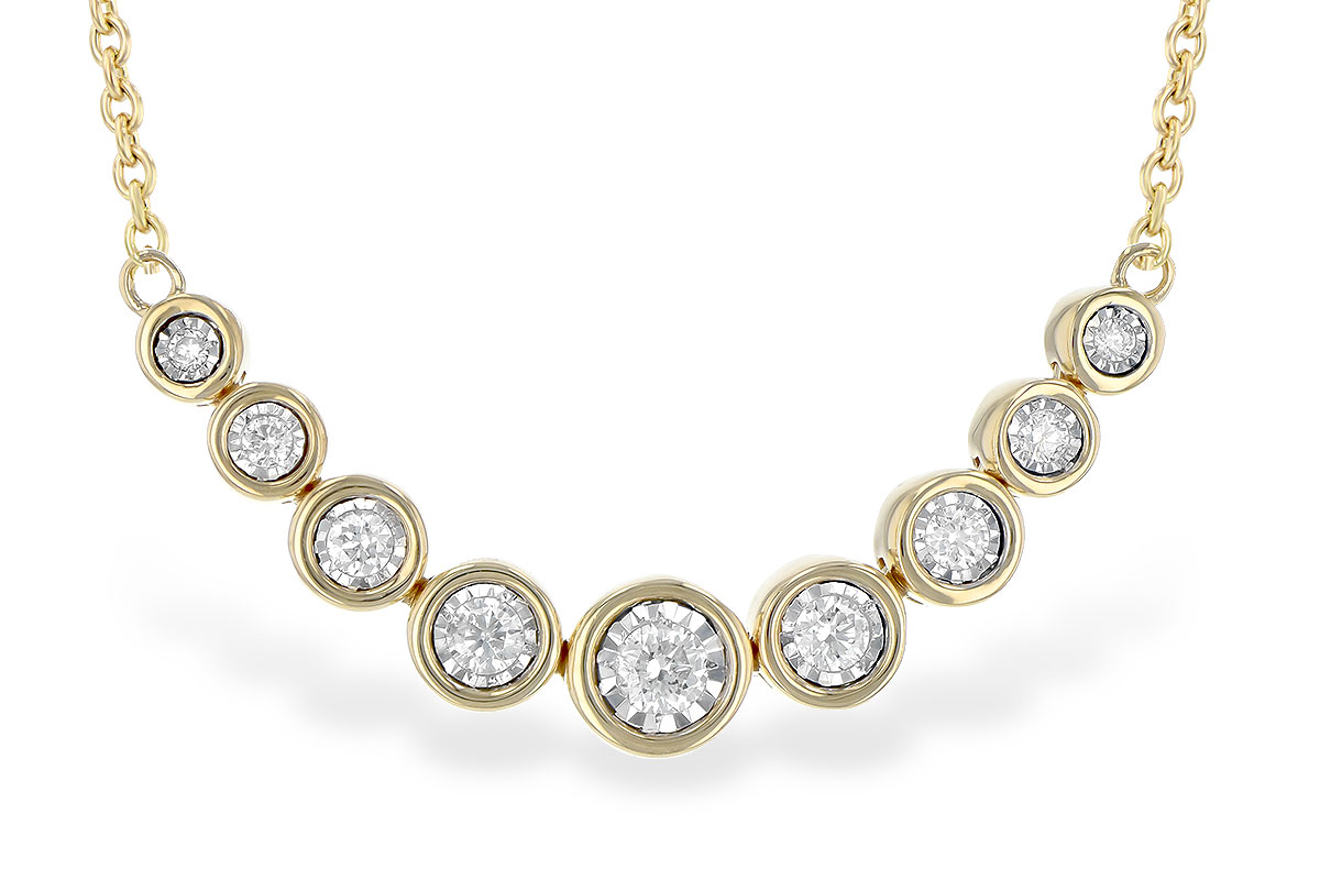 H199-32659: NECKLACE .25 TW (18")