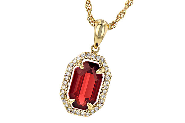 H199-33604: NECK 1.66 GARNET 1.75 TGW