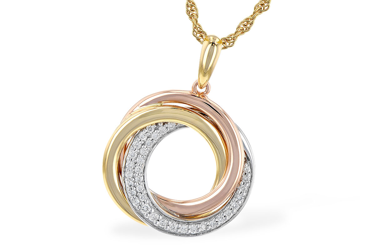 H199-34513: NECKLACE .15 TW