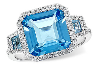 H199-35413: LDS RG 4.40 TW BLUE TOPAZ 4.60 TGW