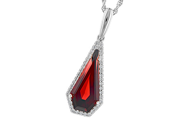 H282-02641: NECK 4.00 GARNET 4.17 TGW