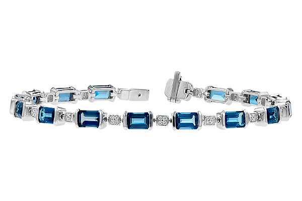 H282-02677: BRACELET 7.90 LONDON BLUE TOPAZ 8.13 TGW