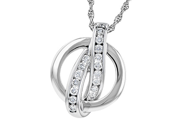 H282-03577: NECKLACE .25 TW