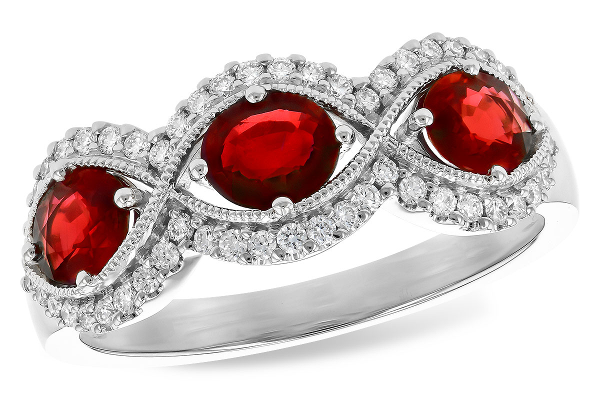 H282-04513: LDS WED RG 1.10 TW RUBY 1.35 TGW (6x4MM RUBY)