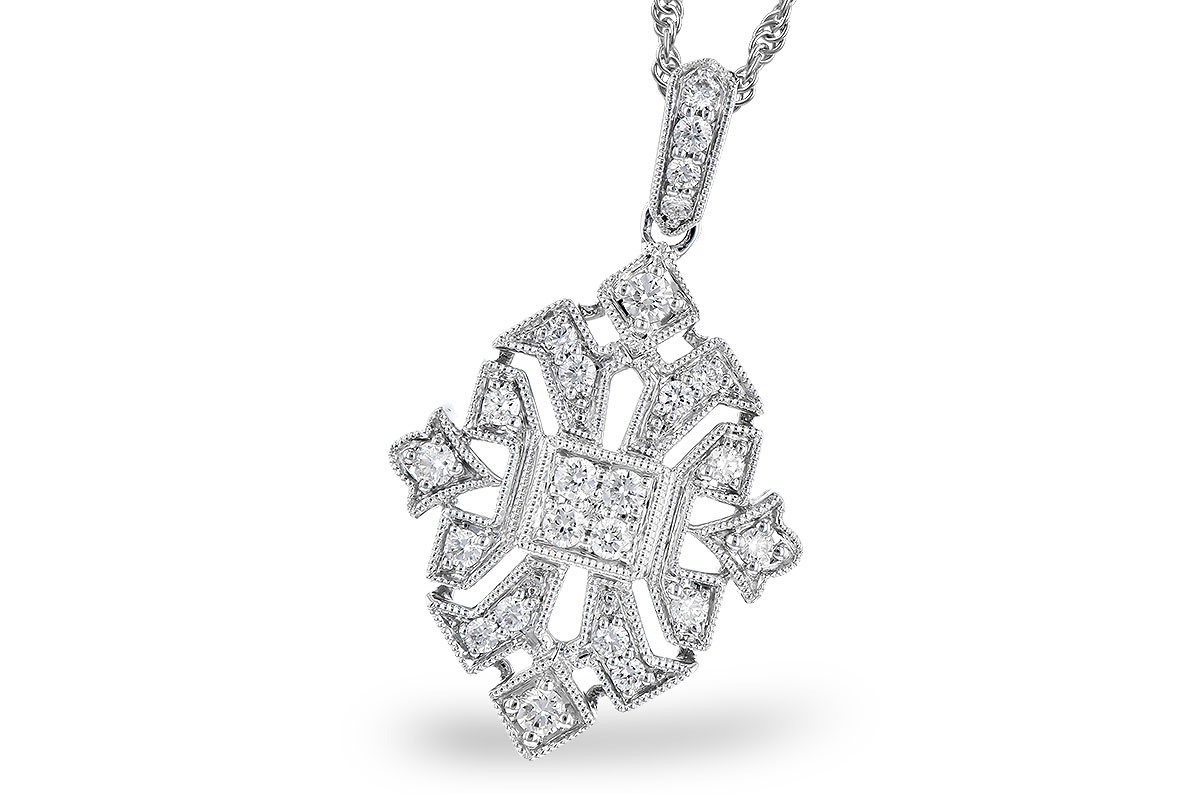 H282-06313: NECKLACE .40 TW