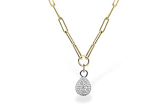 H282-91813: NECKLACE 1.26 TW (17 INCHES)