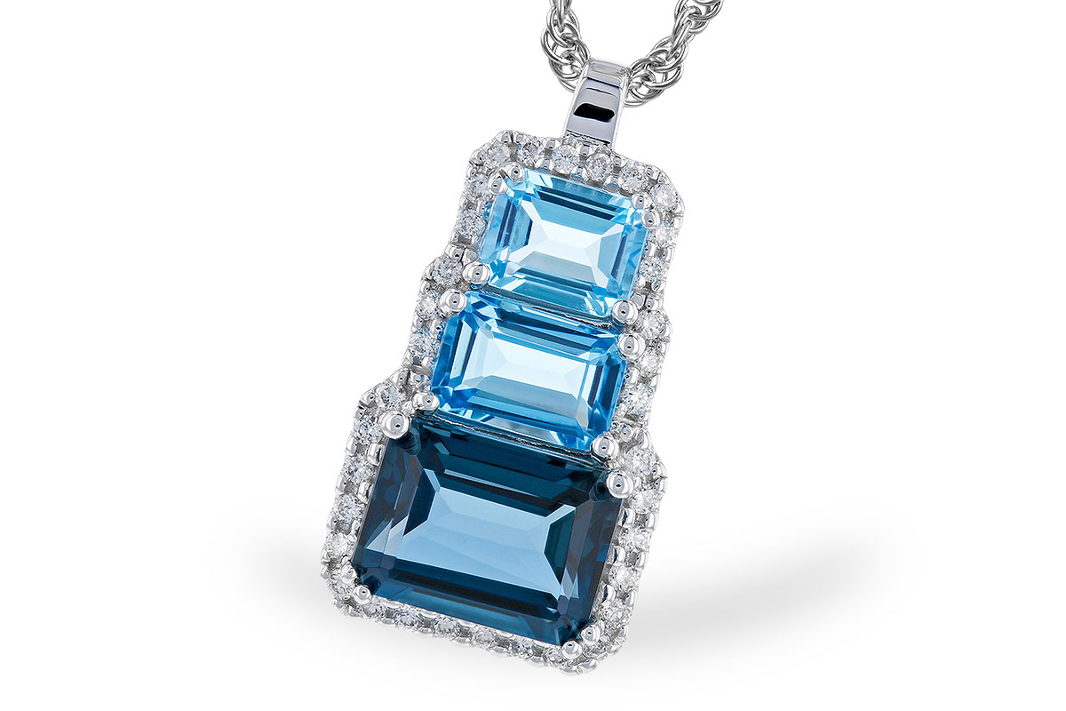 H282-94532: NECK 2.48 TW BLUE TOPAZ 2.64 TGW