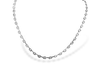 H282-96313: NECKLACE 2.05 TW BAGUETTES (17 INCHES)