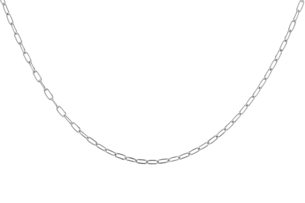 H282-97241: PAPERCLIP SM (18IN, 2.40MM, 14KT, LOBSTER CLASP)