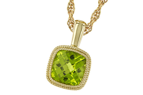 H282-97268: NECKLACE .95 CT PERIDOT