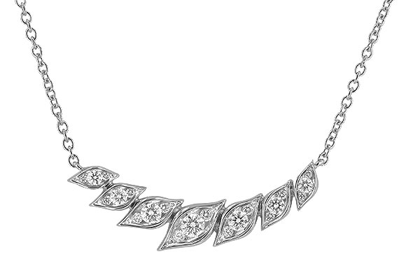 H283-82668: NECKLACE .36 TW