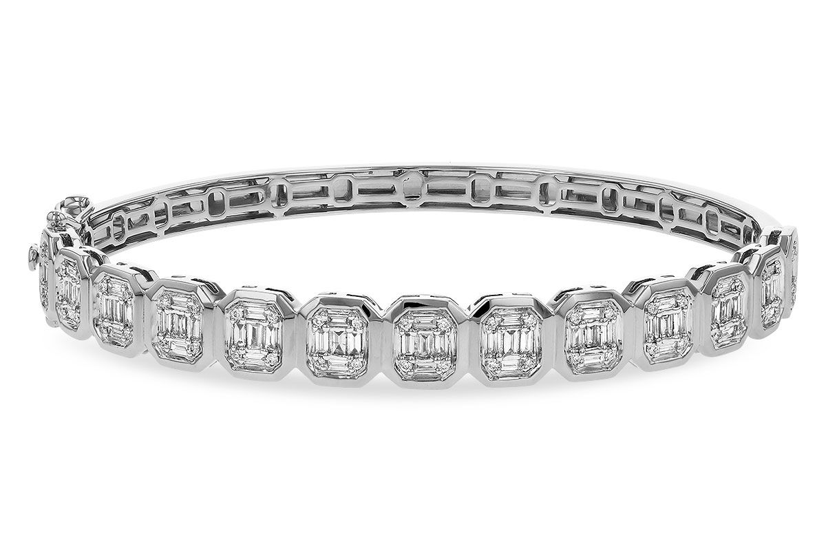 H283-82704: BANGLE .81 TW BAGUETTE 1.00 TW
