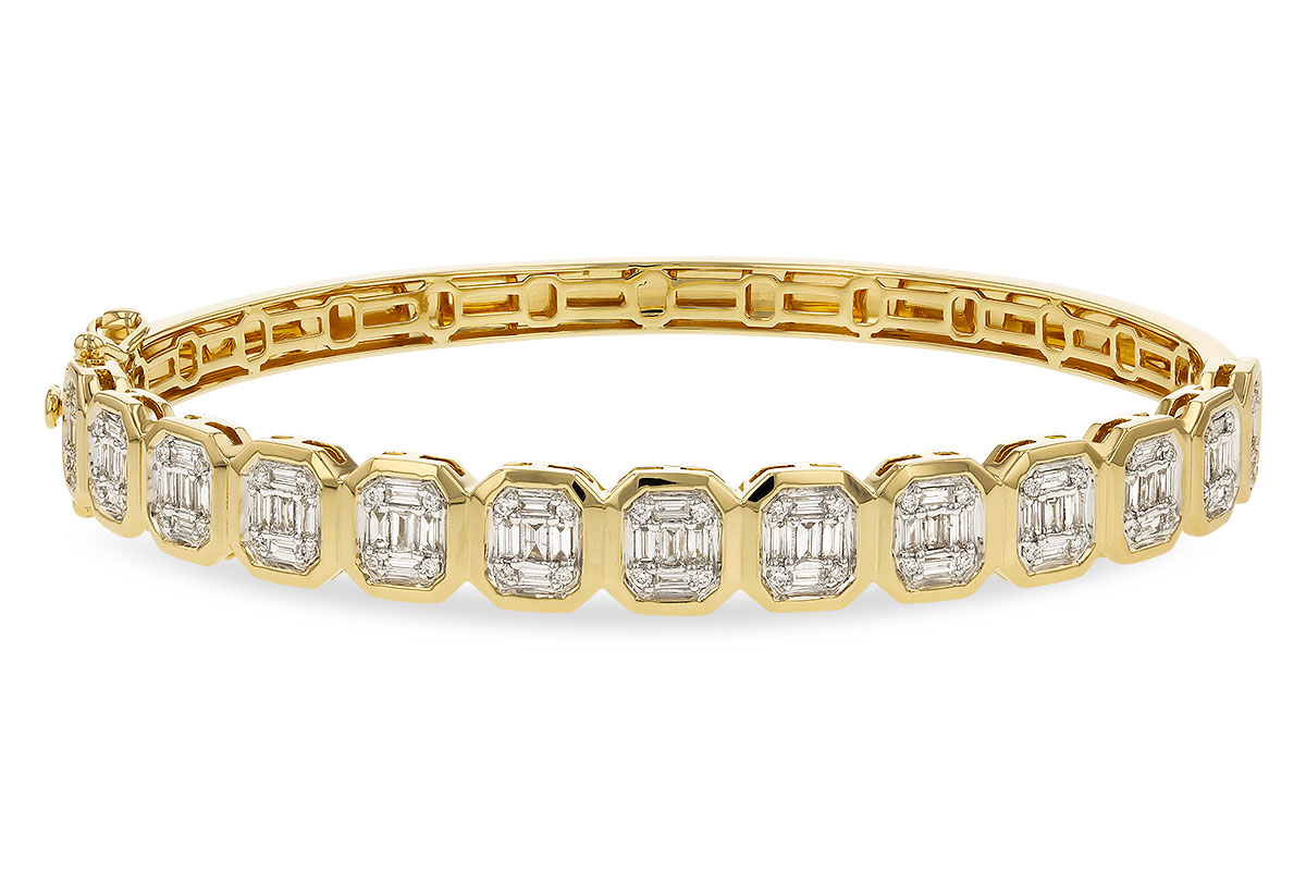 H283-82704: BANGLE .81 TW BAGUETTE 1.00 TW