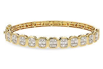 H283-82704: BANGLE .81 TW BAGUETTE 1.00 TW