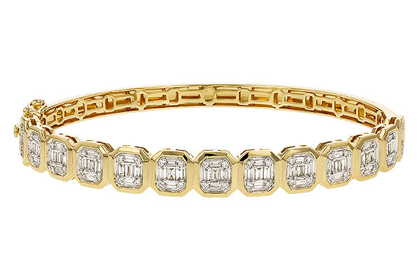 H283-82704: BANGLE .81 TW BAGUETTE 1.00 TW