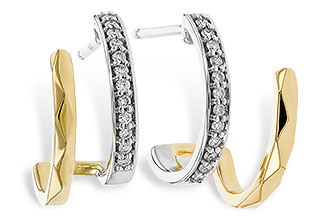 H283-86286: EARRINGS .12 TW